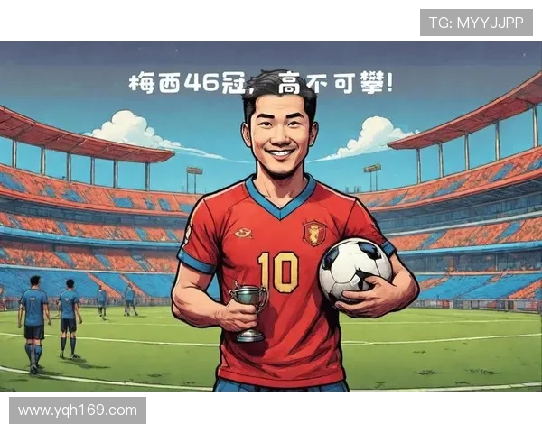 梅西卡通形象展现足坛传奇魅力，畅游精彩足球世界